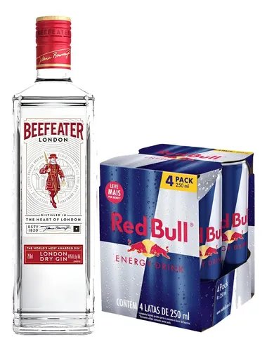 COMBO BEEFEATER BLACKBERRY COM RED BULL